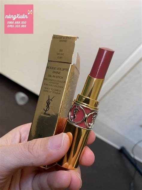 ysl rouge volupte shine 86 mauve cuir|ysl rouge volupte shine 122.